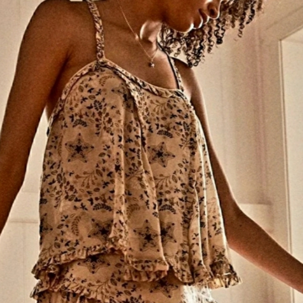 Spell Floral Beige Camisole